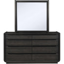  Coaster Furniture Leandro 222493M 8-drawer Bedroom Dresser with Mirror - Burnished Black IMAGE 3