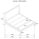  Coaster Furniture Solano 222521KE 56-inch Eastern King Panel Bed - Weathered Mango IMAGE 12