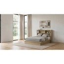  Coaster Furniture Hendricks 222650Q Queen Bookcase Headboard Platform Bed - Light Oak IMAGE 4