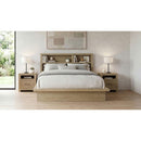  Coaster Furniture Hendricks 222650Q Queen Bookcase Headboard Platform Bed - Light Oak IMAGE 9