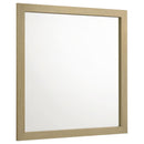  Coaster Furniture Hendricks 222654 Dresser Mirror - Light Oak IMAGE 1