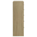  Coaster Furniture Hendricks 222655 5-drawer Bedroom Chest - Light Oak IMAGE 3