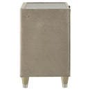  Coaster Furniture Lorient 222662 2-drawer LED Nightstand with USB - Ivory/Camel IMAGE 13