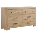  Coaster Furniture Arielle 223113 6-drawer Bedroom Dresser Cabinet - Light Oak IMAGE 1