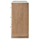  Coaster Furniture Leanne 223133 6-drawer Sinter Stone Top Dresser Cabinet - Light Oak IMAGE 14