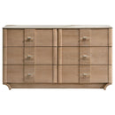  Coaster Furniture Leanne 223133 6-drawer Sinter Stone Top Dresser Cabinet - Light Oak IMAGE 8