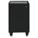  Coaster Furniture Lorient 223162 2-drawer LED Nightstand with USB - Black IMAGE 10