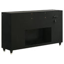  Coaster Furniture Lorient 223163FB 8-drawer LED Bedroom Flame Box Dresser - Black IMAGE 2