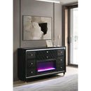  Coaster Furniture Lorient 223163FB 8-drawer LED Bedroom Flame Box Dresser - Black IMAGE 6