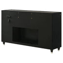  Coaster Furniture Lorient 223163FB 8-drawer LED Bedroom Flame Box Dresser - Black IMAGE 7