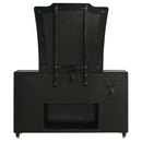  Coaster Furniture Lorient 223163FBM 8-drawer LED Flame Box Dresser and Mirror - Black IMAGE 4