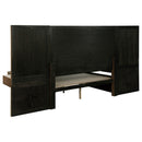  Coaster Furniture Terrace 224907 2-piece Wall Panel with Nightstand Set - Ash Brown IMAGE 2