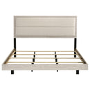  Coaster Furniture Trenton 225061KE 54-inch Wood Eastern King Panel Bed - Rustic Cream IMAGE 7