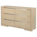  Coaster Furniture Ladera 225083 6-drawer Bedroom Dresser - Light Elm IMAGE 12