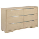  Coaster Furniture Ladera 225083 6-drawer Bedroom Dresser - Light Elm IMAGE 1