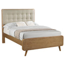  Coaster Furniture Robyn 225091F Wood Full Platform Bed - Light Ash IMAGE 1