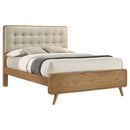  Coaster Furniture Robyn 225091Q Wood Queen Platform Bed - Light Ash IMAGE 7