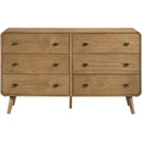  Coaster Furniture Robyn 225093 6-drawer Bedroom Dresser - Light Ash IMAGE 3