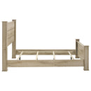  Coaster Furniture Oakglen 225101KW 55-inch California King Panel Bed - Weathered Oak IMAGE 7