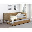  Coaster Furniture Calinda 300685 Wood Twin Daybed With Trundle - Natural IMAGE 2
