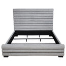  Coaster Furniture Patricia 300719KW 58-inch Boucle Upholstered California King Bed - Grey IMAGE 9