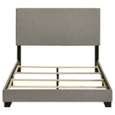 Coaster Furniture Dorian 300851F Fabric Upholstered Full Panel Bed - Taupe IMAGE 4