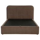  Coaster Furniture Anders 306037CHKE Upholstered Eastern King Storage Lift Platform Bed - Chocolate IMAGE 5