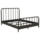  Coaster Furniture Rocco 310035Q All Wood Water Pipe Open Frame Queen Bed - Dark Bronze IMAGE 5