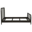  Coaster Furniture Rocco 310035Q All Wood Water Pipe Open Frame Queen Bed - Dark Bronze IMAGE 8