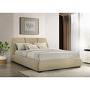  Coaster Furniture Mokena 310091KW 46-inch Upholstered California King Platform Bed - Brown IMAGE 6