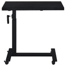  Coaster Furniture Westpark 315856 Height Adjustable Mobile Bedroom C-Table - Black IMAGE 1