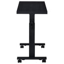  Coaster Furniture Westpark 315856 Height Adjustable Mobile Bedroom C-Table - Black IMAGE 7