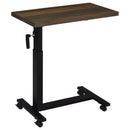  Coaster Furniture Westpark 315886 Height Adjustable Mobile Bedroom C-Table - Dark Pine IMAGE 10