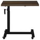  Coaster Furniture Westpark 315886 Height Adjustable Mobile Bedroom C-Table - Dark Pine IMAGE 2
