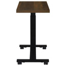  Coaster Furniture Westpark 315886 Height Adjustable Mobile Bedroom C-Table - Dark Pine IMAGE 3
