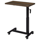  Coaster Furniture Westpark 315886 Height Adjustable Mobile Bedroom C-Table - Dark Pine IMAGE 4