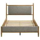  Coaster Furniture Mason 315914F 46-inch Full Panel Platform Bed - Grey/Light Brown IMAGE 2
