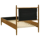  Coaster Furniture Mason 315914T 46-inch Twin Panel Platform Bed - Grey/Light Brown IMAGE 2