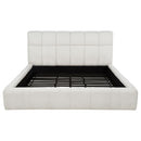  Coaster Furniture Nollet 315917CRMKE 48-inch Upholstered Eastern King Platform Bed - Cream IMAGE 4