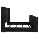  Coaster Furniture Centergrove 315945KE Upholstered Eastern King Wingback TV Bed - Black IMAGE 12
