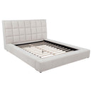  Coaster Furniture Dreux 315948CRMKW Upholstered California King Panel Platform Bed - Cream IMAGE 2