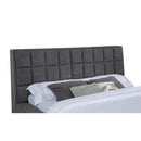  Coaster Furniture Dreux 315948GRYKW Upholstered California King Panel Platform Bed - Grey IMAGE 3