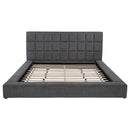  Coaster Furniture Dreux 315948GRYKW Upholstered California King Panel Platform Bed - Grey IMAGE 5