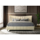  Coaster Furniture Evelyn 315956KE Upholstered Eastern King Panel Platform Bed - Ivory IMAGE 9