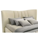  Coaster Furniture Evelyn 315956Q Upholstered Queen Panel Platform Bed - Ivory IMAGE 8