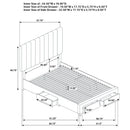  Coaster Furniture Wheatland 316010F 4-drawer Upholstered Full Storage Bed - Light Brown IMAGE 11