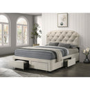 Coaster Furniture Marianna 316011Q 4-drawer Upholstered Queen Storage Bed - Cream IMAGE 7