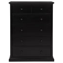  Coaster Furniture Sumerlin 460595BLK 6-drawer Bedroom Chest - Black IMAGE 10