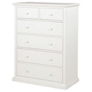  Coaster Furniture Sumerlin 460595WHT 6-drawer Bedroom Chest - White IMAGE 1