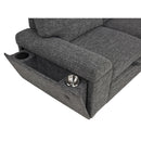  Coaster Furniture Demko 500355 Sleeper Sectional Sofa with Speaker and Storage Chaise - Granite IMAGE 15